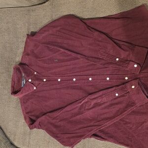 Polo Ralph Lauren XXL long sleeve button down shirt burgundy